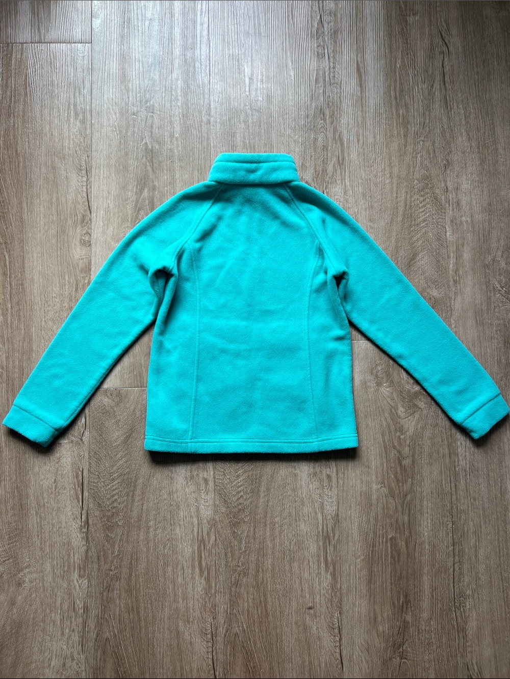 Columbia Girls Green Full-Zip Fleece Sweater Size Medium (10/12) - Picture 9 of 13